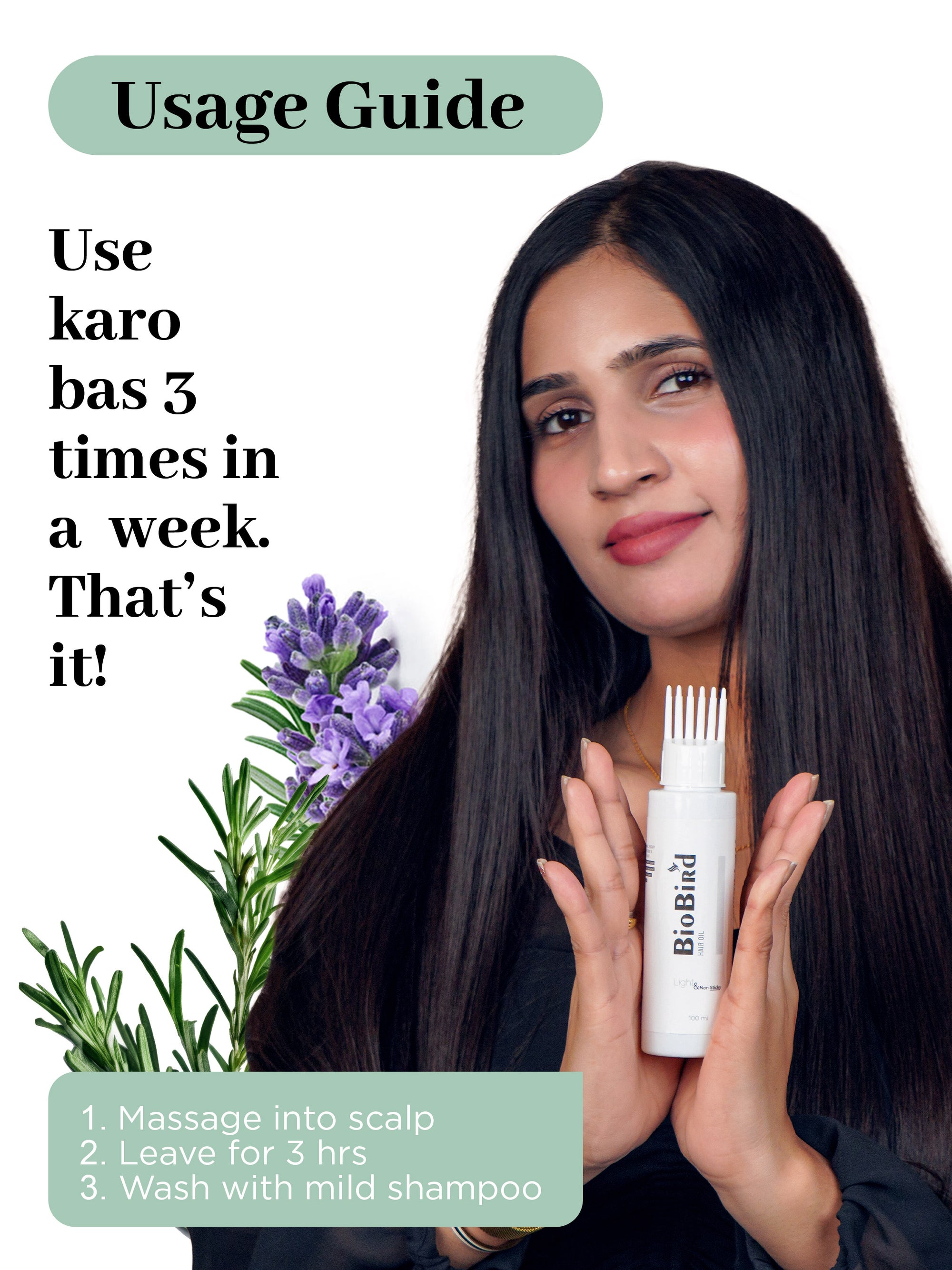 BioBird Rosemary Hair Growth Oil - 100ml