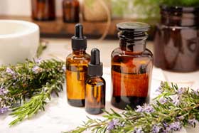 Rosemary can be used in various forms such as shampoos, conditioners, leave-in oils, massage oils, hair masks, dandruff lotions, and serums. 