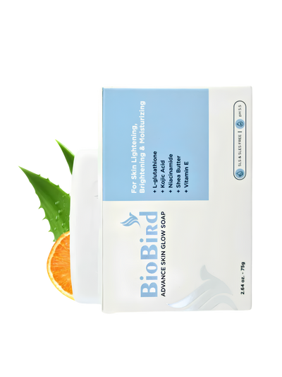 BioBird Advanced Skin Glow Tan Removal Soap (2 x 75 g)