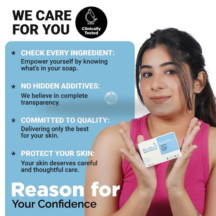 BioBird Advanced Skin Glow Tan Removal Soap - 75gm