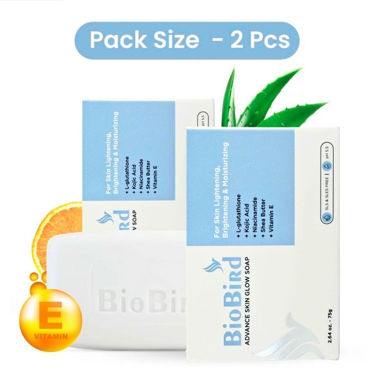 BioBird Advanced Skin Glow Tan Removal Soap - 75gm