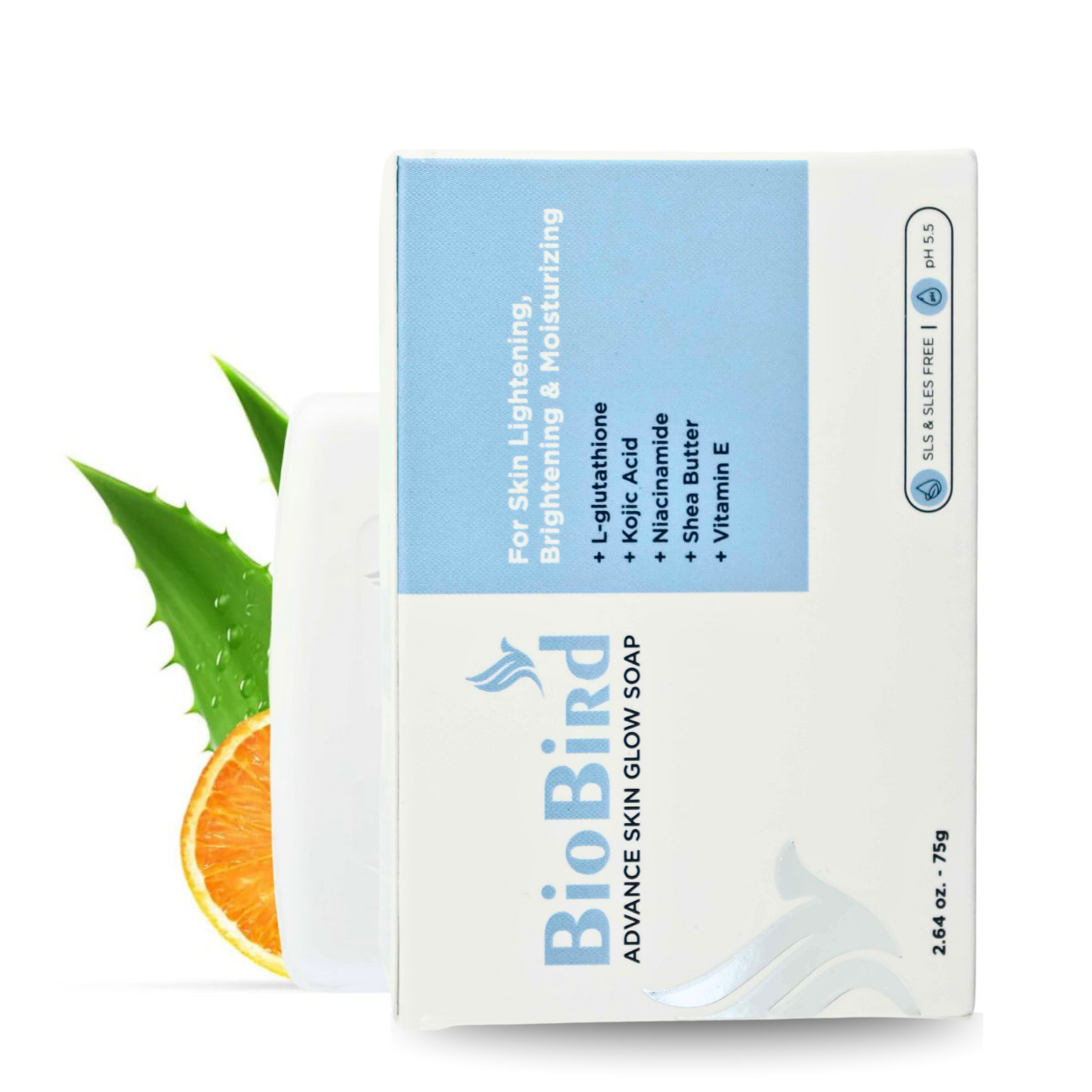 BioBird Advanced Skin Glow Tan Removal Soap - 75gm
