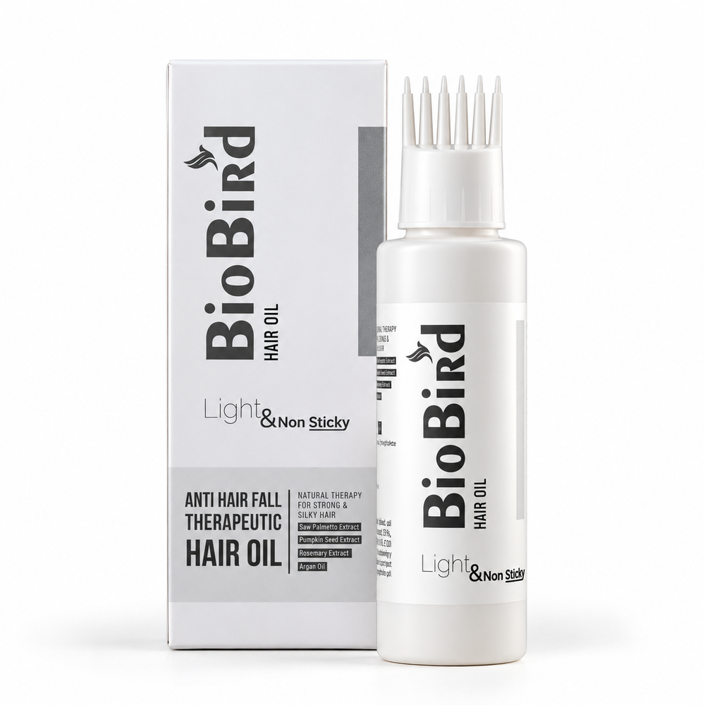 BioBird Rosemary Hair Growth Oil | Hair Fall Control & Stronger Hair | 100ml BioBird