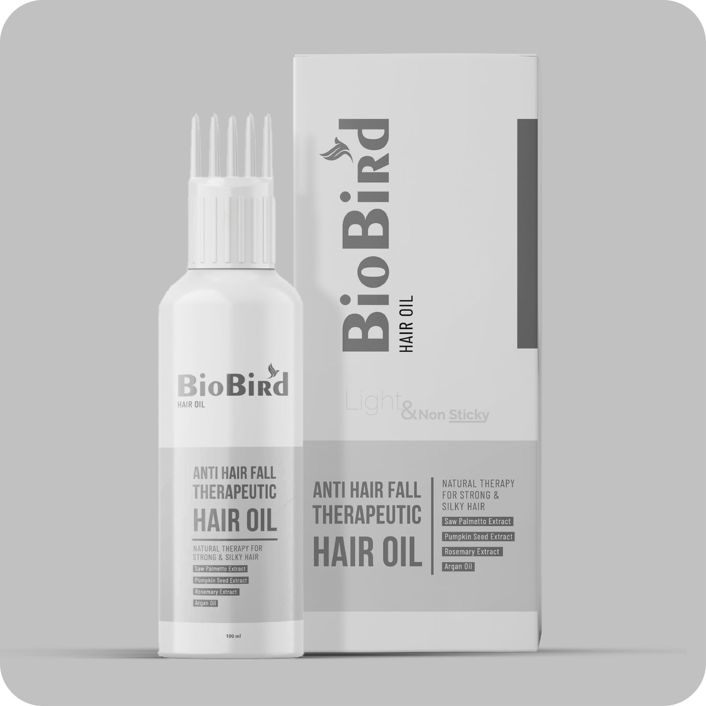 BioBird Anti Hair Fall Therapeutic Hair Oil | Strong and Silky Hair