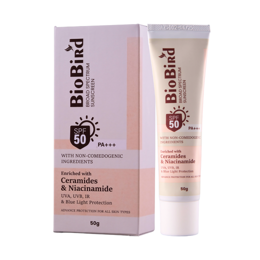 BioBird Niacinamide Sunscreen SPF 50 PA+++ | No White Cast & Broad-Spectrum Protection BioBird.in