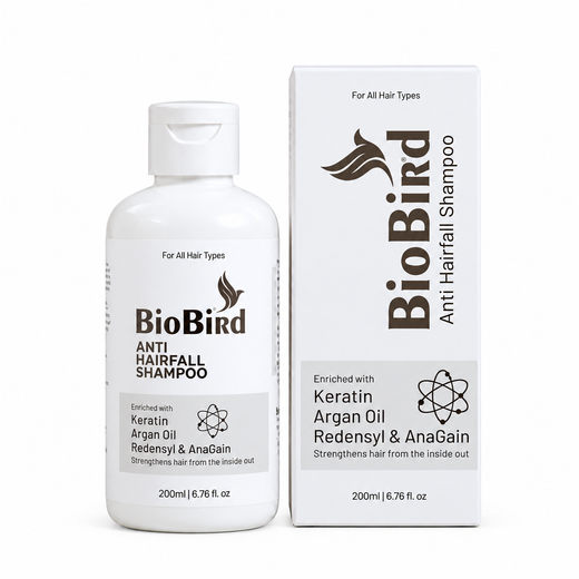 BioBird Anti Hair Fall Shampoo with Redensyl® & AnaGain™ | Hair Fall Control BioBird.in