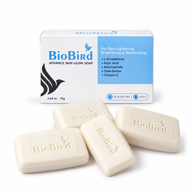 BioBird Glutathione Soap for Skin Brightening, Pigmentation & Dark Spots BioBird